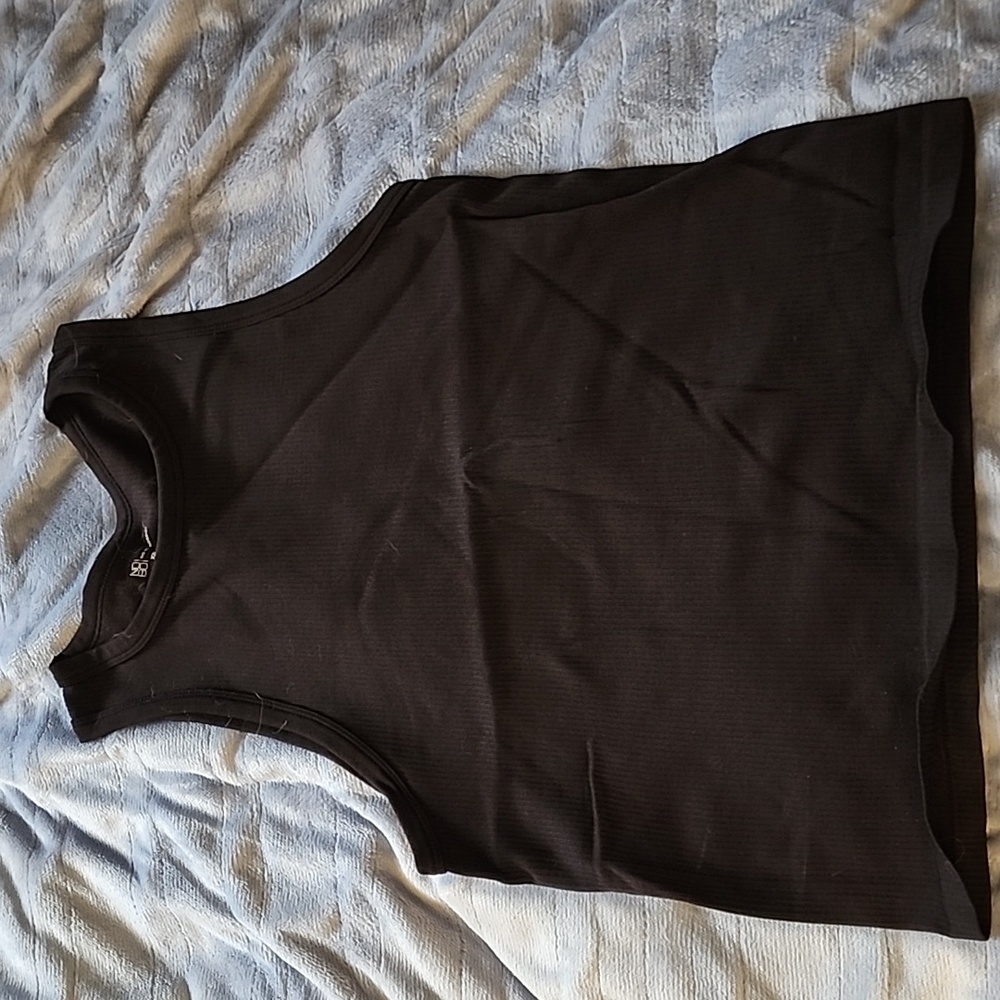 NWOT Black Ribbed Tank